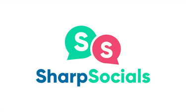 SharpSocials.com - Creative brandable domain for sale