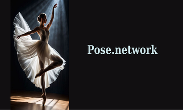 Pose.network - Creative brandable domain for sale