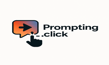 Prompting.Click - Creative brandable domain for sale