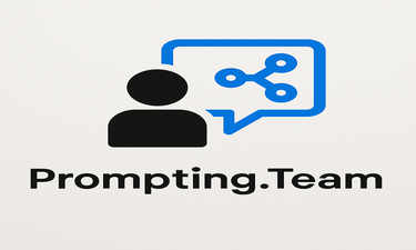 Prompting.Team - Creative brandable domain for sale