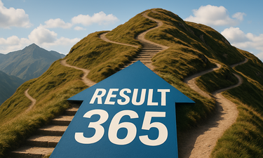 Result365.com - Creative brandable domain for sale