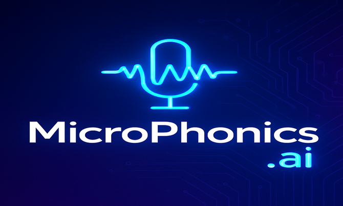 Microphonics.ai: The domain name Microphonics.ai is for sale