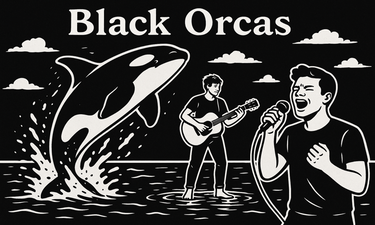 BlackOrcas.com - Creative brandable domain for sale