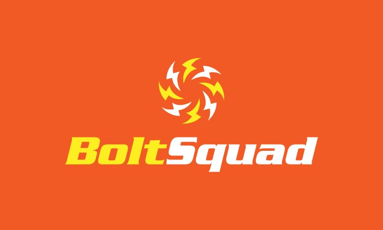 BoltSquad.com - Creative brandable domain for sale