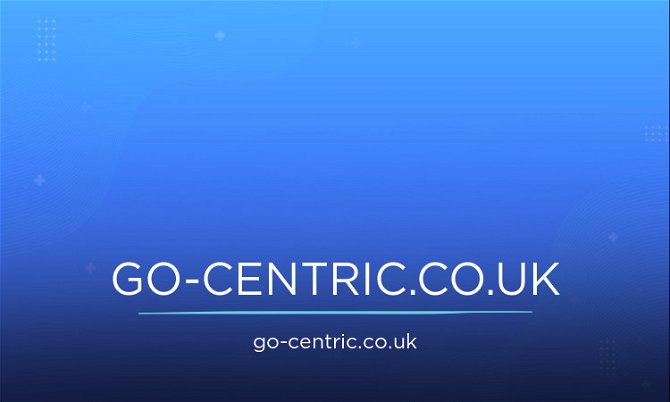 go-centric.co.uk is for sale at Atom!