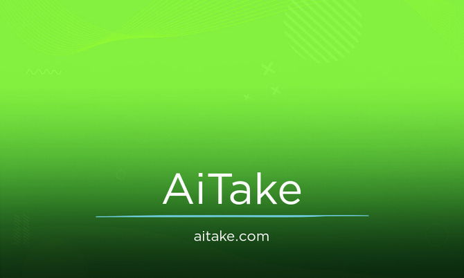 AiTake.com is for sale