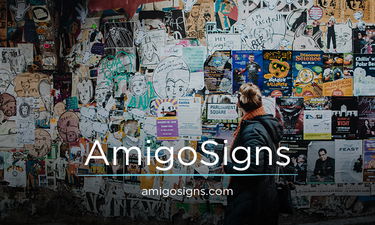 AmigoSigns.com - Creative brandable domain for sale