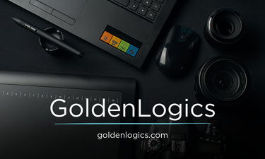 GoldenLogics.com - Creative brandable domain for sale