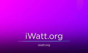 iWatt.org - Creative brandable domain for sale