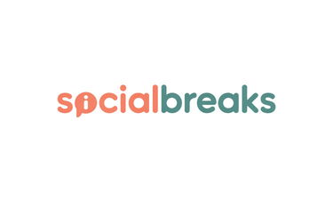 SocialBreaks.com - Creative brandable domain for sale