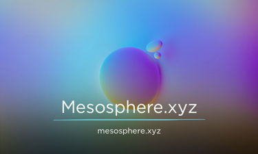 Mesosphere.xyz - Creative brandable domain for sale