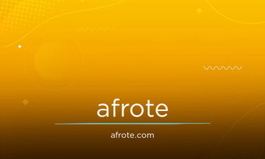 Afrote.com - Creative brandable domain for sale