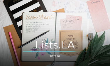 Lists.LA - Creative brandable domain for sale