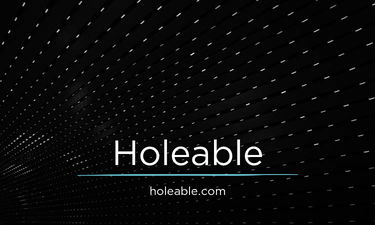 Holeable.com - Creative brandable domain for sale