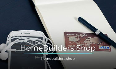 HomeBuilders.Shop - Creative brandable domain for sale