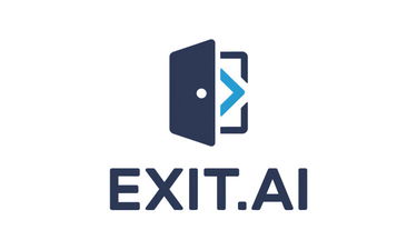 Exit.ai - Creative brandable domain for sale