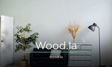 Wood.la - Creative brandable domain for sale