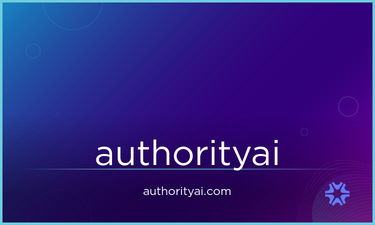AuthorityAI.com - Creative brandable domain for sale