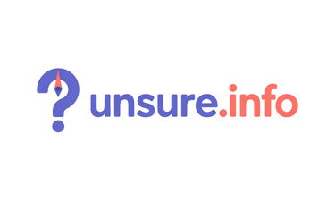 Unsure.info - Creative brandable domain for sale