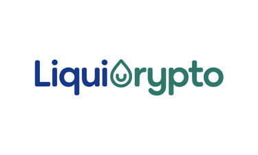 LiquiCrypto.com - Creative brandable domain for sale