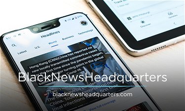 BlackNewsHeadquarters.com - Creative brandable domain for sale