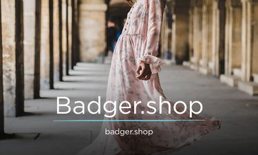 Badger.shop - Creative brandable domain for sale