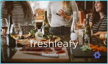 FreshLeafy.com - Creative brandable domain for sale