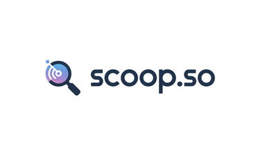 Scoop.so - Creative brandable domain for sale