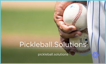 Pickleball.Solutions - Creative brandable domain for sale