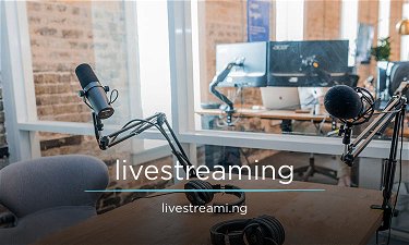 LiveStreami.ng - Creative brandable domain for sale