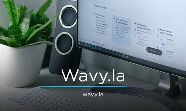 Wavy.la - Creative brandable domain for sale