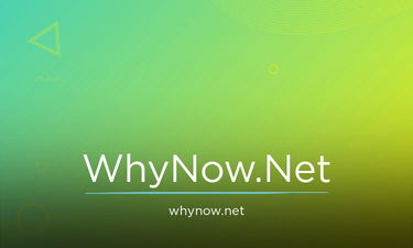WhyNow.Net - Creative brandable domain for sale
