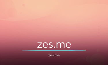 Zes.me - Creative brandable domain for sale