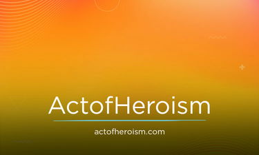 ActofHeroism.com - Creative brandable domain for sale