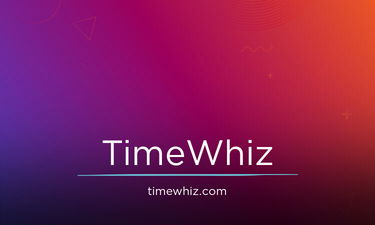 TimeWhiz.com - Creative brandable domain for sale