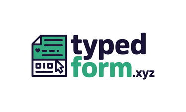Typedform.xyz - Creative brandable domain for sale