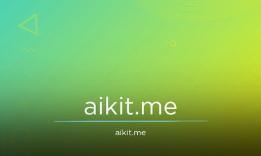 Aikit.me - Creative brandable domain for sale