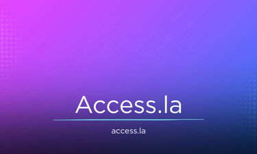 Access.la - Creative brandable domain for sale