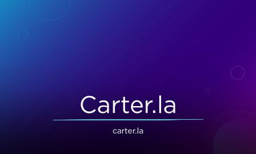Carter.la - Creative brandable domain for sale