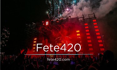 Fete420.com - Creative brandable domain for sale