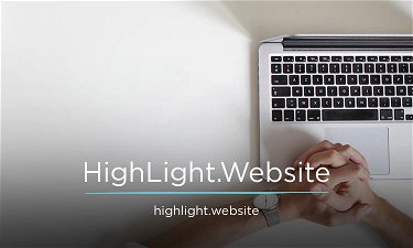 Highlight.Website - Creative brandable domain for sale
