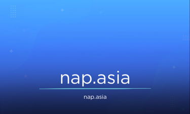 Nap.asia - Creative brandable domain for sale