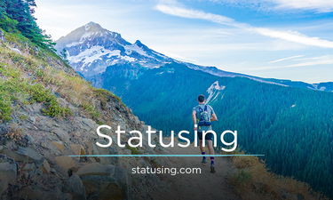 Statusing.com - Creative brandable domain for sale