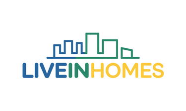 LiveInHomes.com - Creative brandable domain for sale