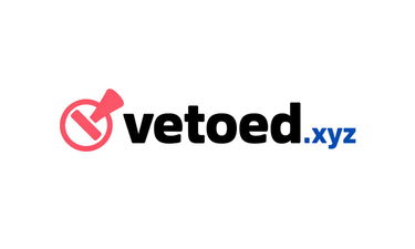 Vetoed.xyz - Creative brandable domain for sale