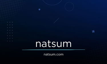 Natsum.com - Creative brandable domain for sale