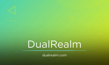 DualRealm.com - Creative brandable domain for sale