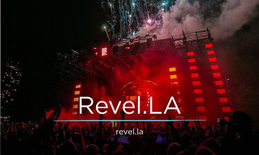 Revel.LA - Creative brandable domain for sale