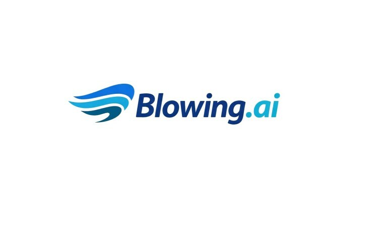 blowing logo