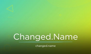 Changed.Name - Creative brandable domain for sale